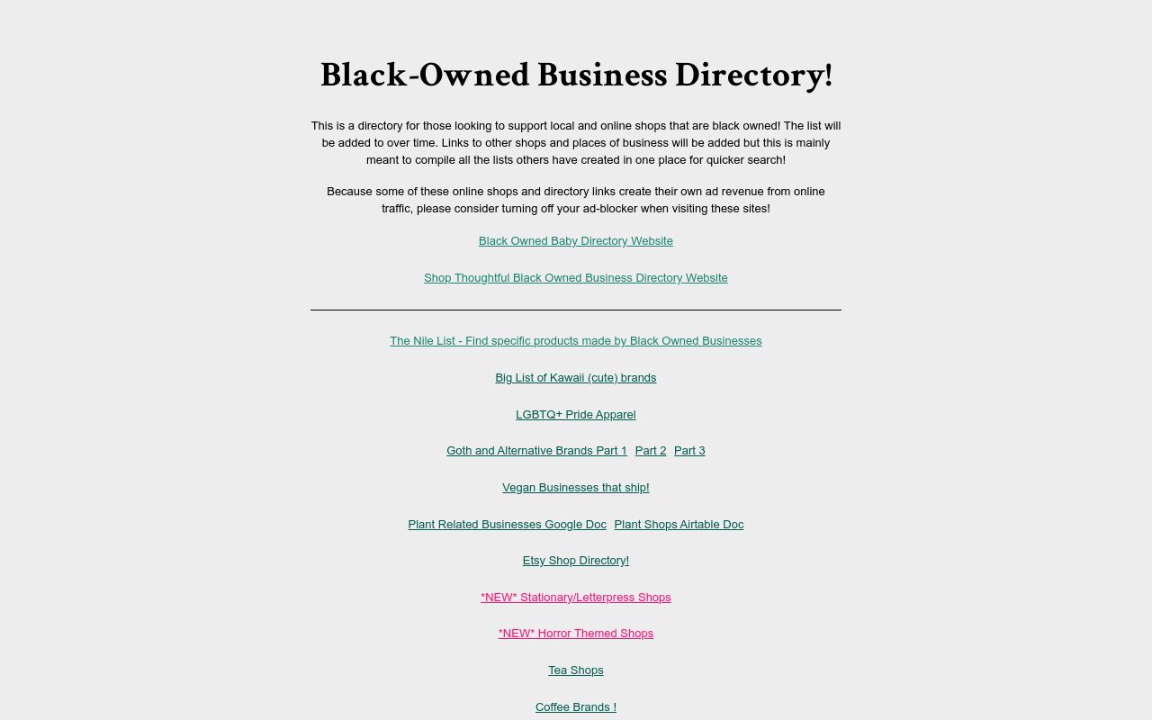 Black Owned Businesses Directory - Find Black Owned Businesses